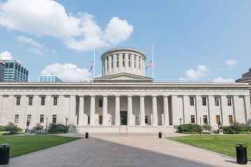 Ohio state capital outside view